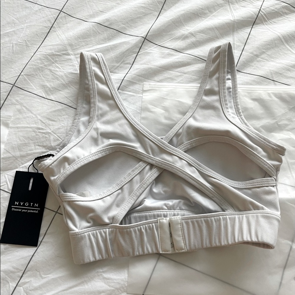 NVGTN White Allure Bra Medium